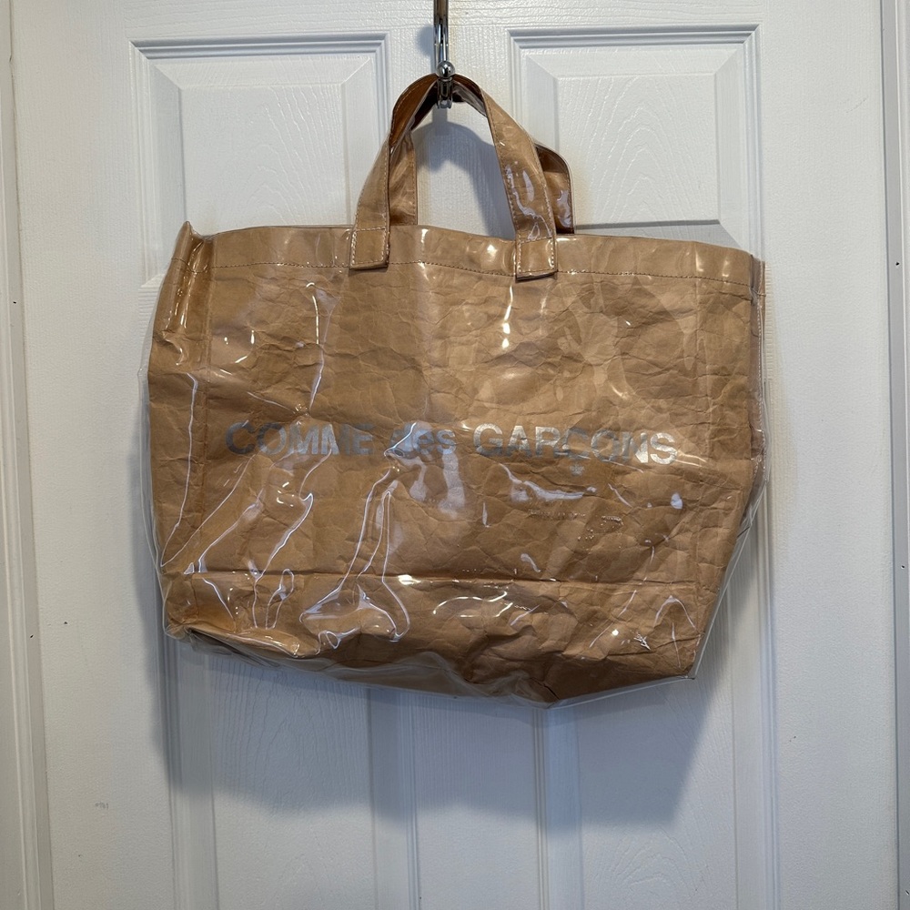 COMME DES GARÇONS PVC PAPER TOTE